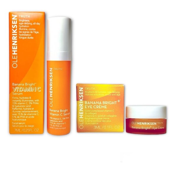 Ole Henriksen Set—Banana Bright Vitamin C Serum (7mL) & Eye Cream (3mL) *NIB* - Picture 1 of 9